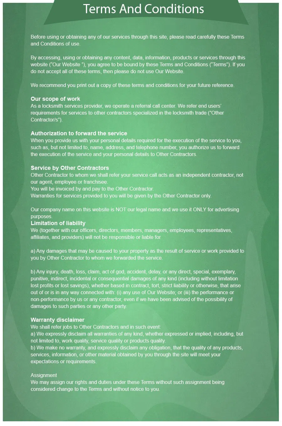 Baldwin Locksmith Store Dallas, TX 972-908-5989 - terms-and-condition-68-16mod